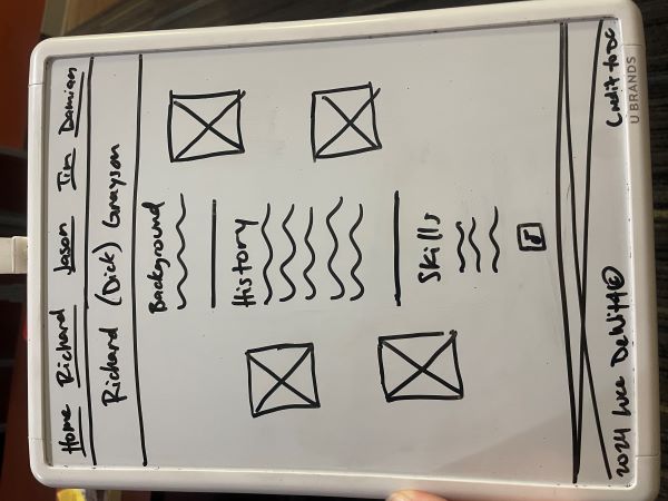 page 2 wireframe